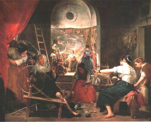 Le filatrici (La favola di Aracne)1657 Monza